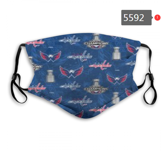 2020 NHL Washington Capitals Dust mask with filter